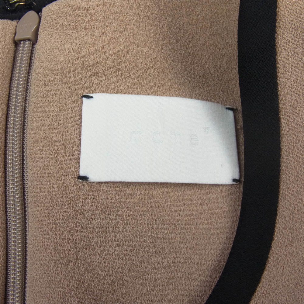 マメクロゴウチ MM15SS-DR051 レース スリーブ ワンピース ベージュ系 1【中古】