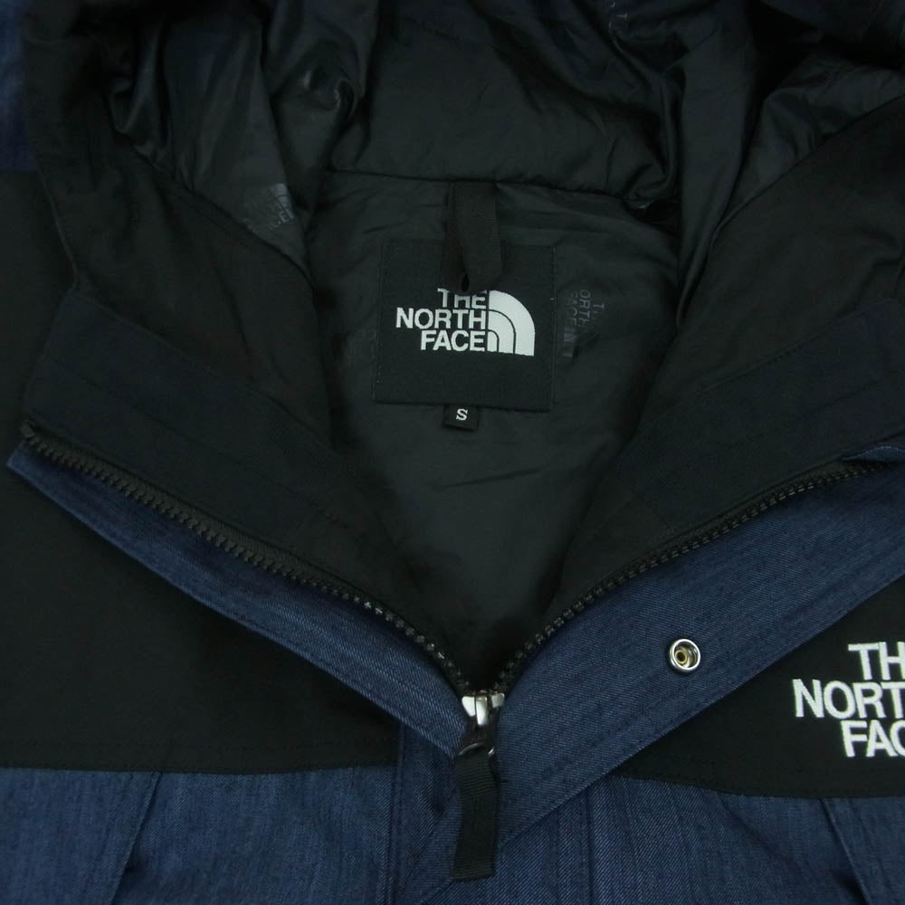 THE NORTH FACE ノースフェイス NP12032 Mountain Light Denim Jacket マウンテン ライト デニム ジャケット インディゴブルー系 ブラック系 S【極上美品】【中古】