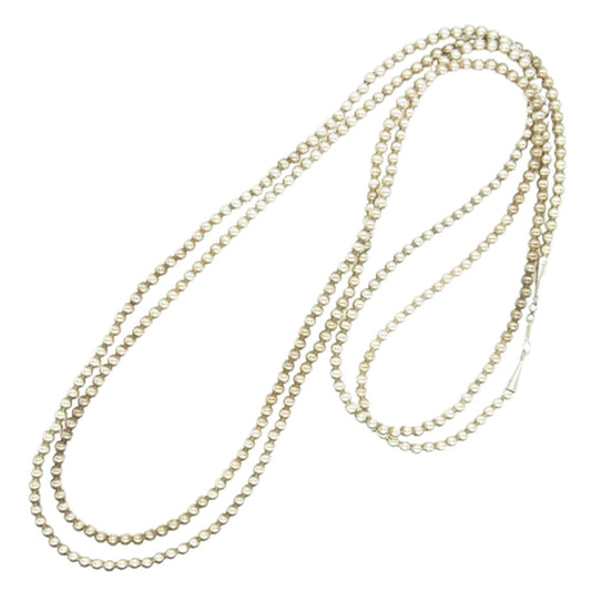 Ron Herman ロンハーマン 9911703818 ナバホパール ロングネックレス STERLING ゴールド系【中古】