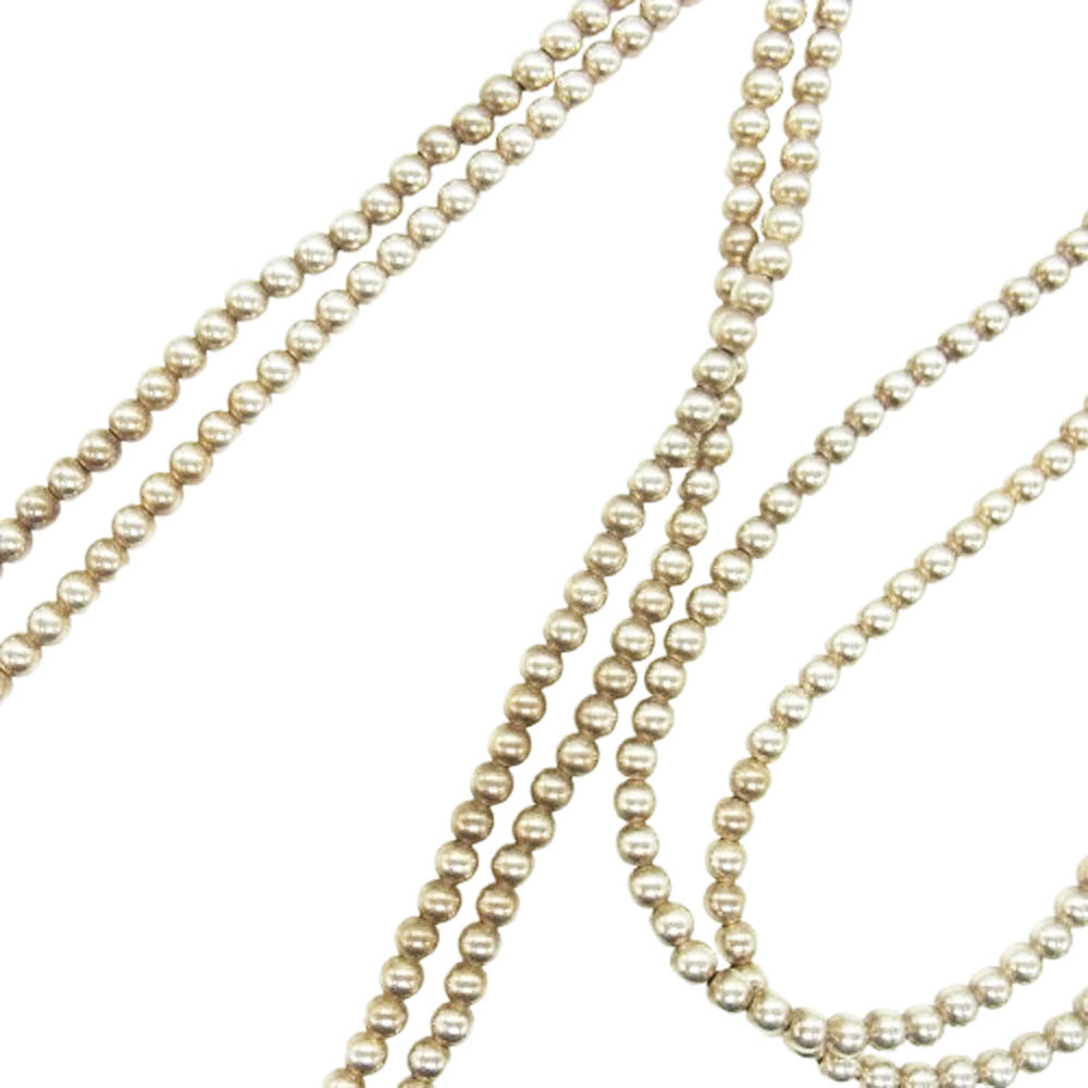 Ron Herman ロンハーマン 9911703818 ナバホパール ロングネックレス STERLING ゴールド系【中古】