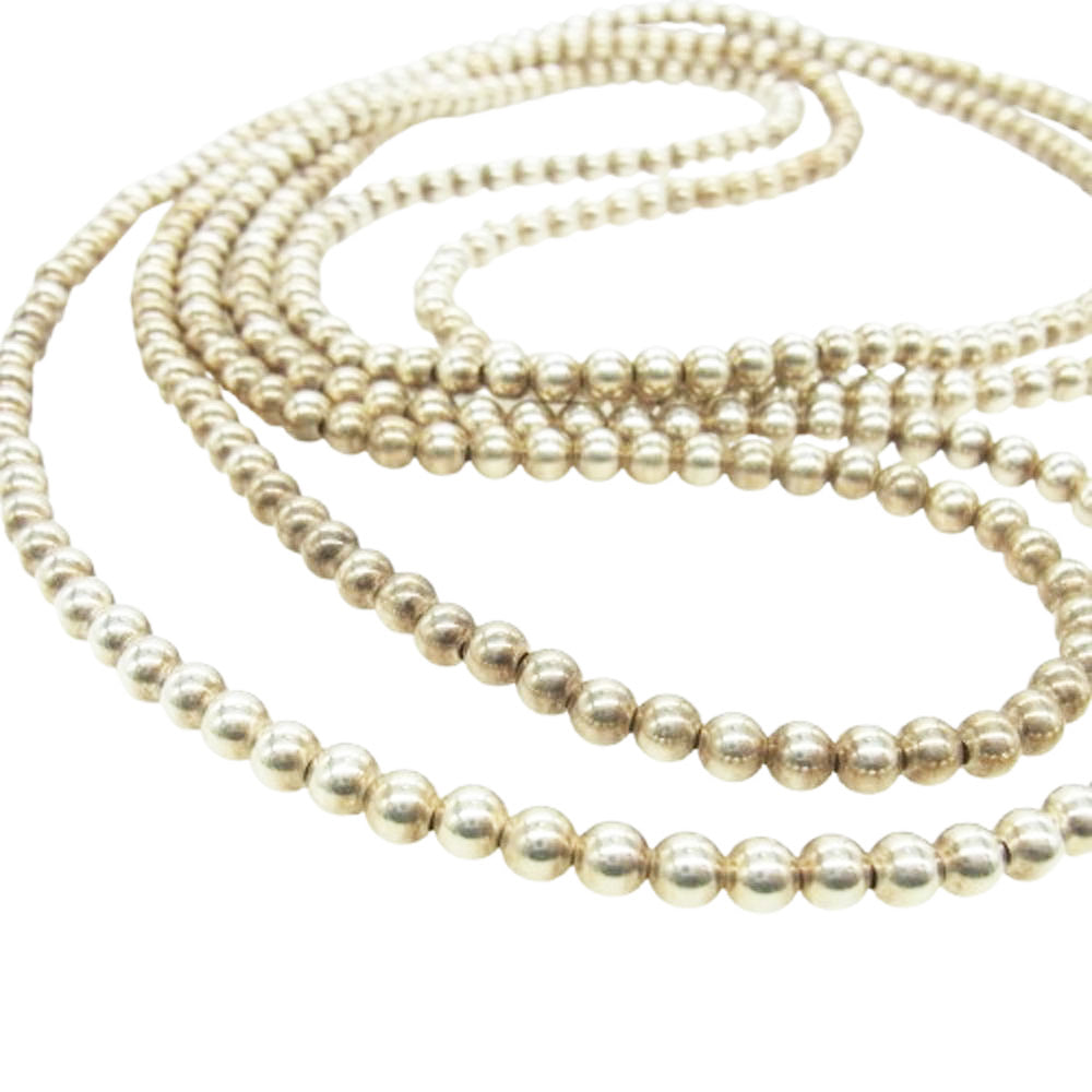 Ron Herman ロンハーマン 9911703818 ナバホパール ロングネックレス STERLING ゴールド系【中古】