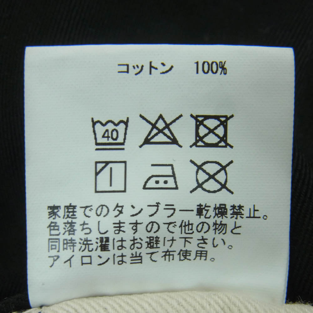 カップアンドコーン 2タック コットン チノ パンツ 日本製 ブラック系 1【中古】