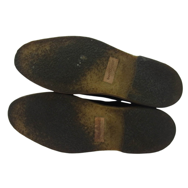 【新品未使用】大特価SAINT LAURENT レッド スエード シューズ 新品未使用)SAINT LAURENT レッド スエード シューズ 新品未使用