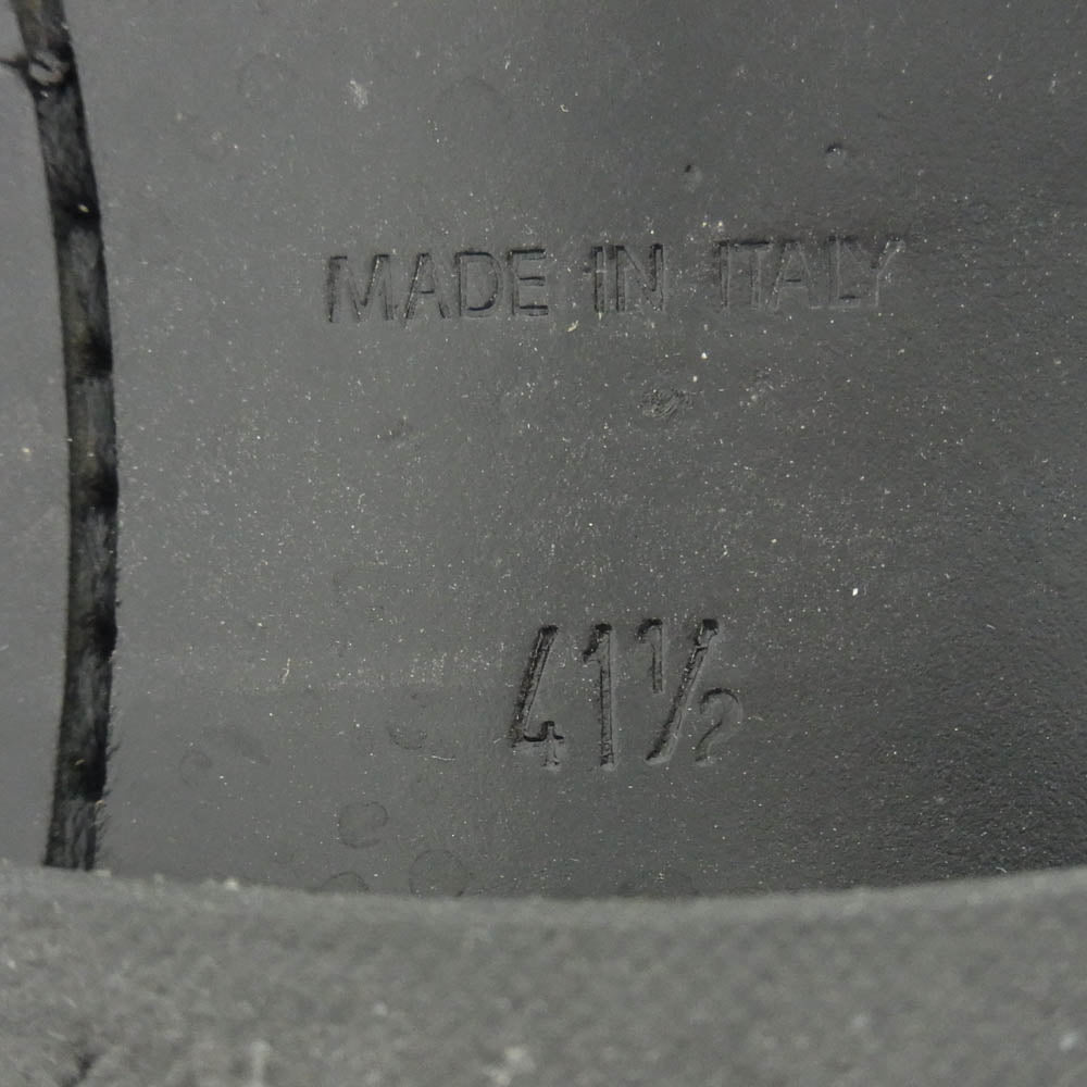 SAINT LAURENT サンローラン 375680 サイドゴア レザー チェルシー ブーツ ブラック系 41.5【中古】