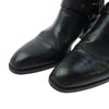 SAINT LAURENT サンローラン 603515 クロコ型押し ワイアット ハーネス リング サイドジップ ブーツ ブラック系 41【中古】