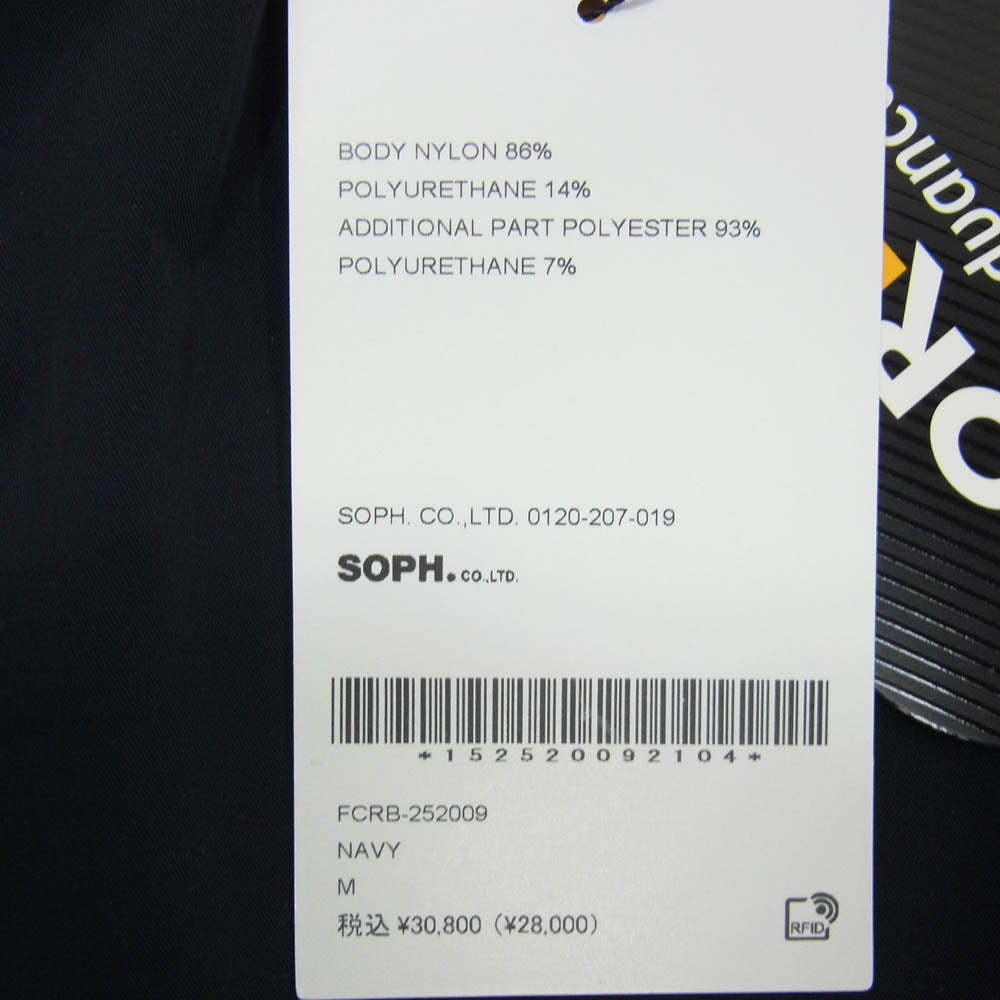 F.C.R.B. エフシーアールビー FCRB-252009 4WAY STRETCH TRACK PANTS ストレッチ トラック パンツ ネイビー系 M【新古品】【未使用】【中古】