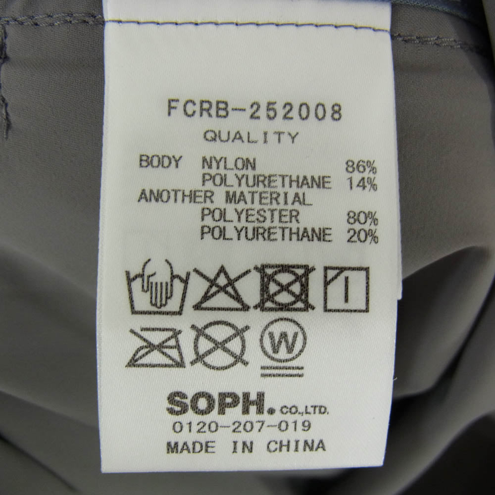 F.C.R.B. エフシーアールビー FCRB-252008 4WAY STRETCH TRACK JACKET ストレッチ トラック ジャケット グレー系 L【新古品】【未使用】【中古】