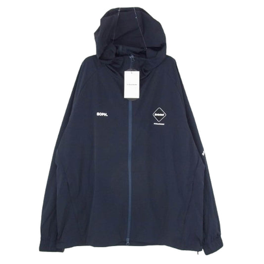 F.C.R.B. エフシーアールビー FCRB-252007 4WAY STRETCH VENTILATION JACKET ストレッチ ジップアップ ジャケット ダークネイビー系 L【新古品】【未使用】【中古】