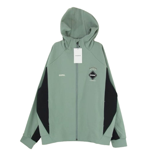 F.C.R.B. エフシーアールビー FCRB-252017 PDK HOODED BLOUSON ジップアップ パーカー ジャケット ミントグリーン系 M【新古品】【未使用】【中古】