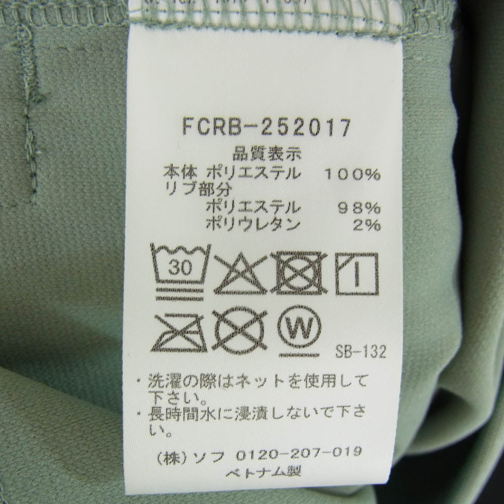 F.C.R.B. エフシーアールビー FCRB-252017 PDK HOODED BLOUSON ジップアップ パーカー ジャケット ミントグリーン系 M【新古品】【未使用】【中古】