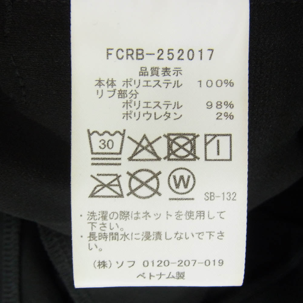 F.C.R.B. エフシーアールビー FCRB-252017 PDK HOODED BLOUSON ジップアップ パーカー ジャケット ブラック系 S【新古品】【未使用】【中古】