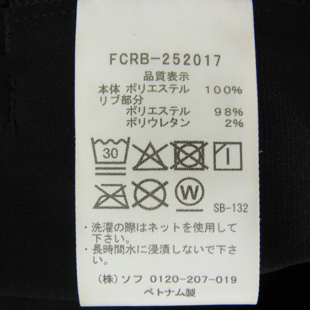 F.C.R.B. エフシーアールビー FCRB-252017 PDK HOODED BLOUSON ジップアップ パーカー ジャケット ブラック系 L【新古品】【未使用】【中古】