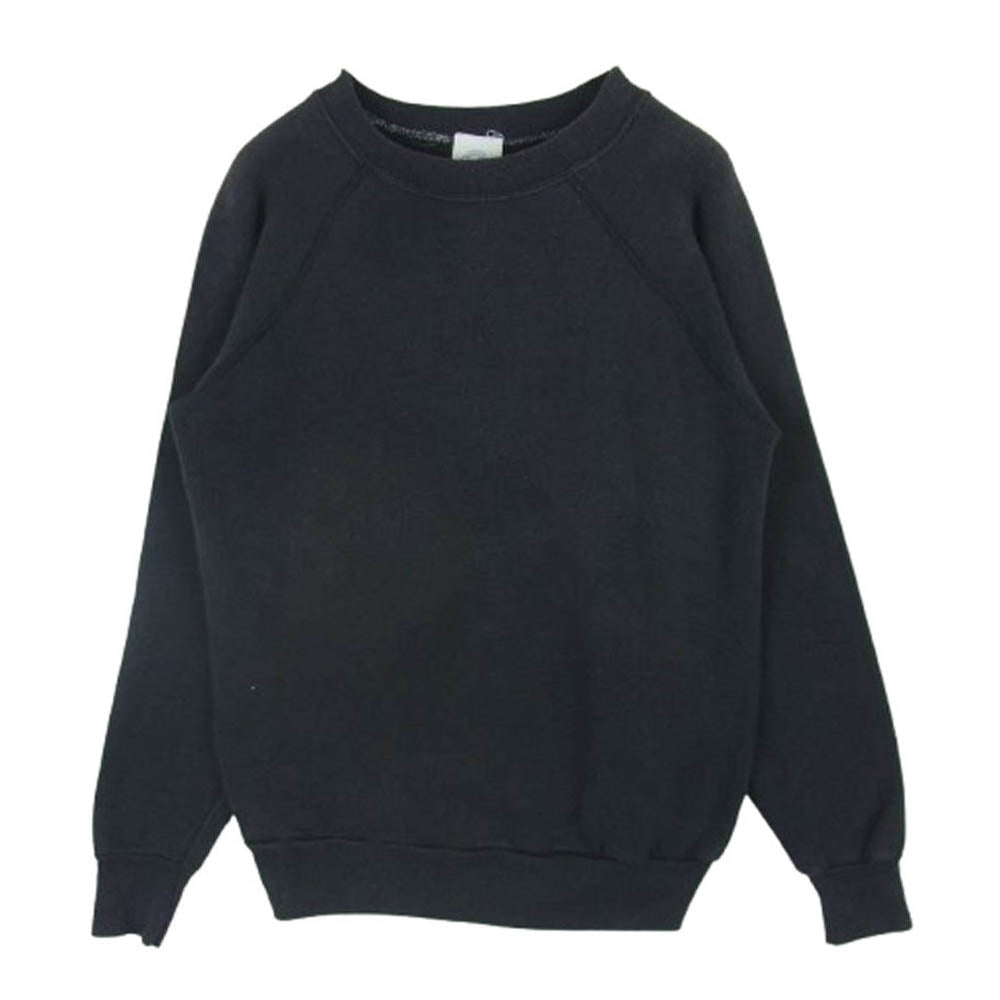 パニール 80s 80年代 USA製 スウェット トレーナー アクリル コットン ダークグレー系 M【中古】