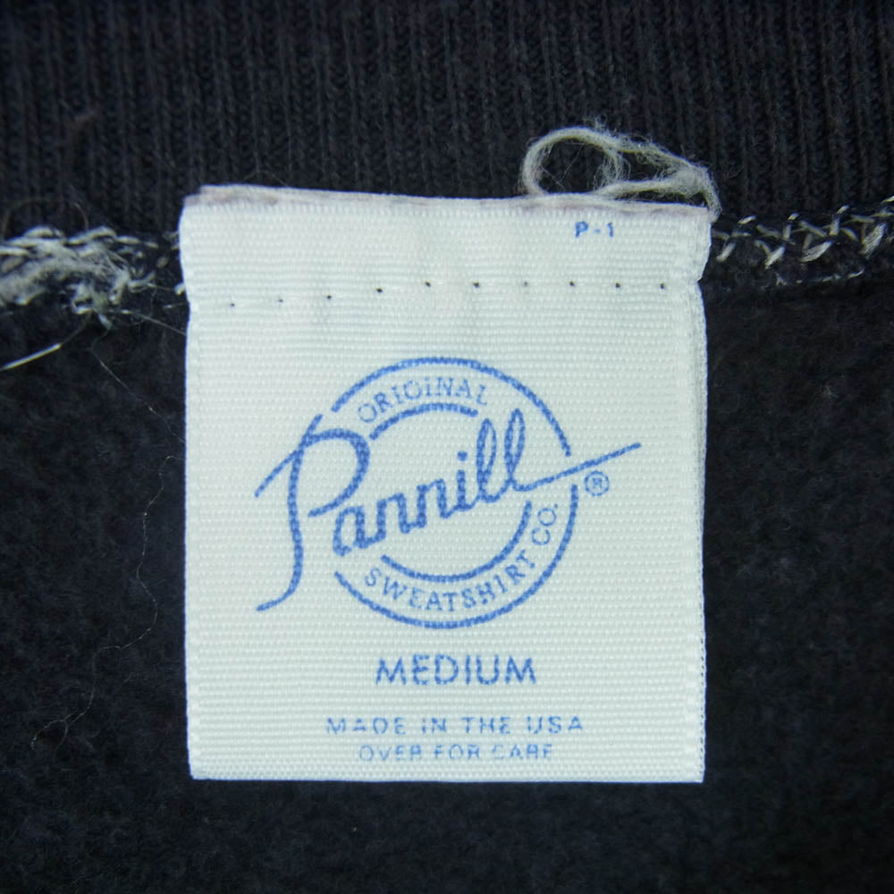 パニール 80s 80年代 USA製 スウェット トレーナー アクリル コットン ダークグレー系 M【中古】