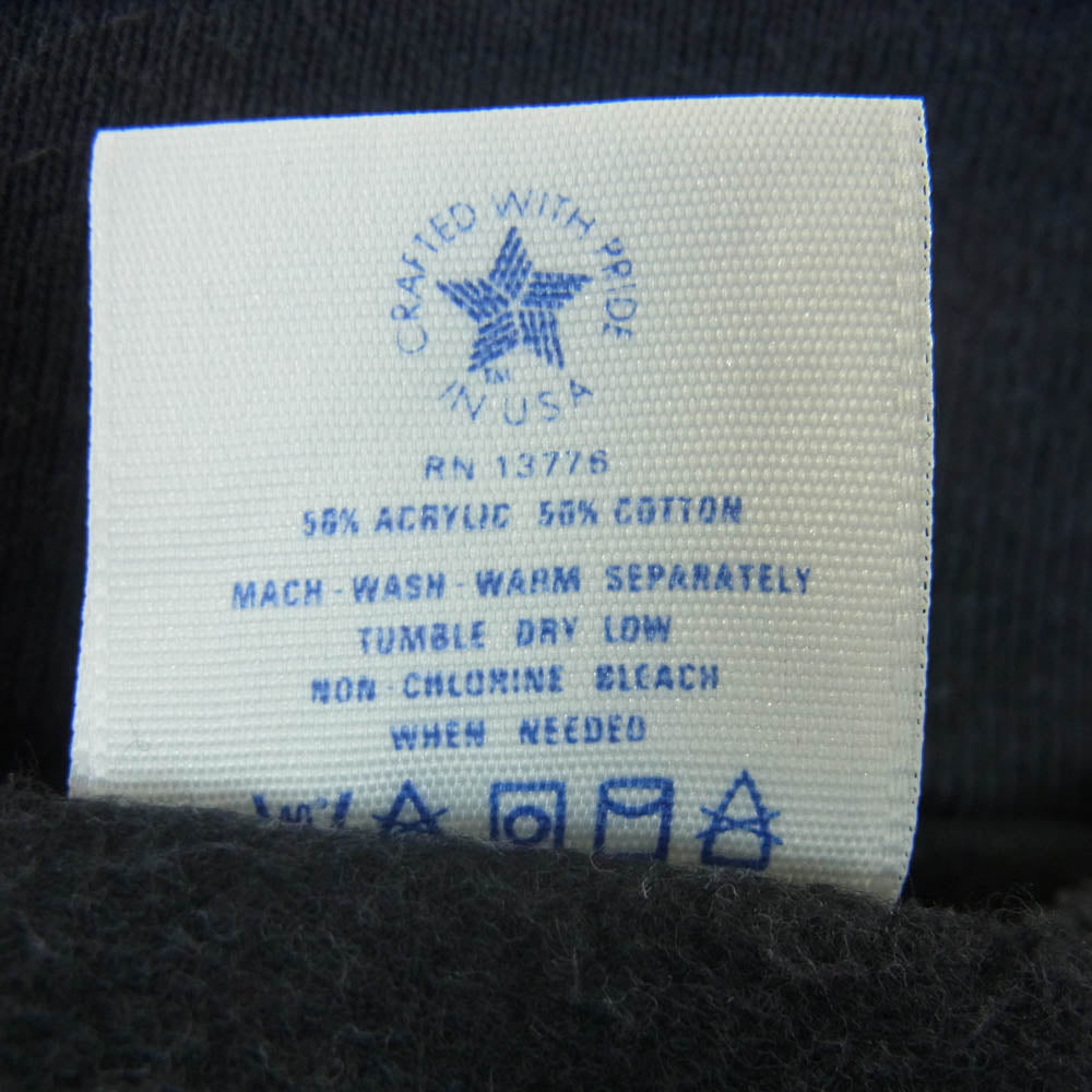 パニール 80s 80年代 USA製 スウェット トレーナー アクリル コットン ダークグレー系 M【中古】