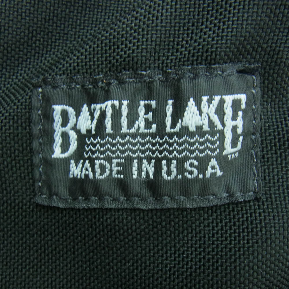 バトルレイク USA製 リュック バックパック スエードボトム ナイロン ブラック系【中古】