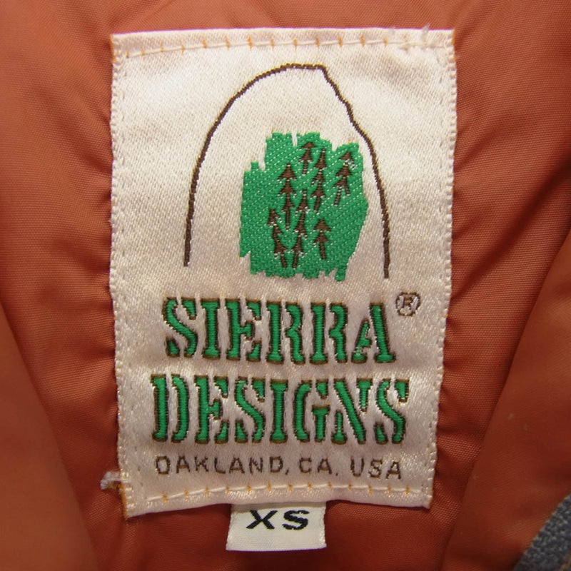 SIERRA DESIGNS シエラデザイン 70s 70年代 7本木 ヴィンテージ 中綿
