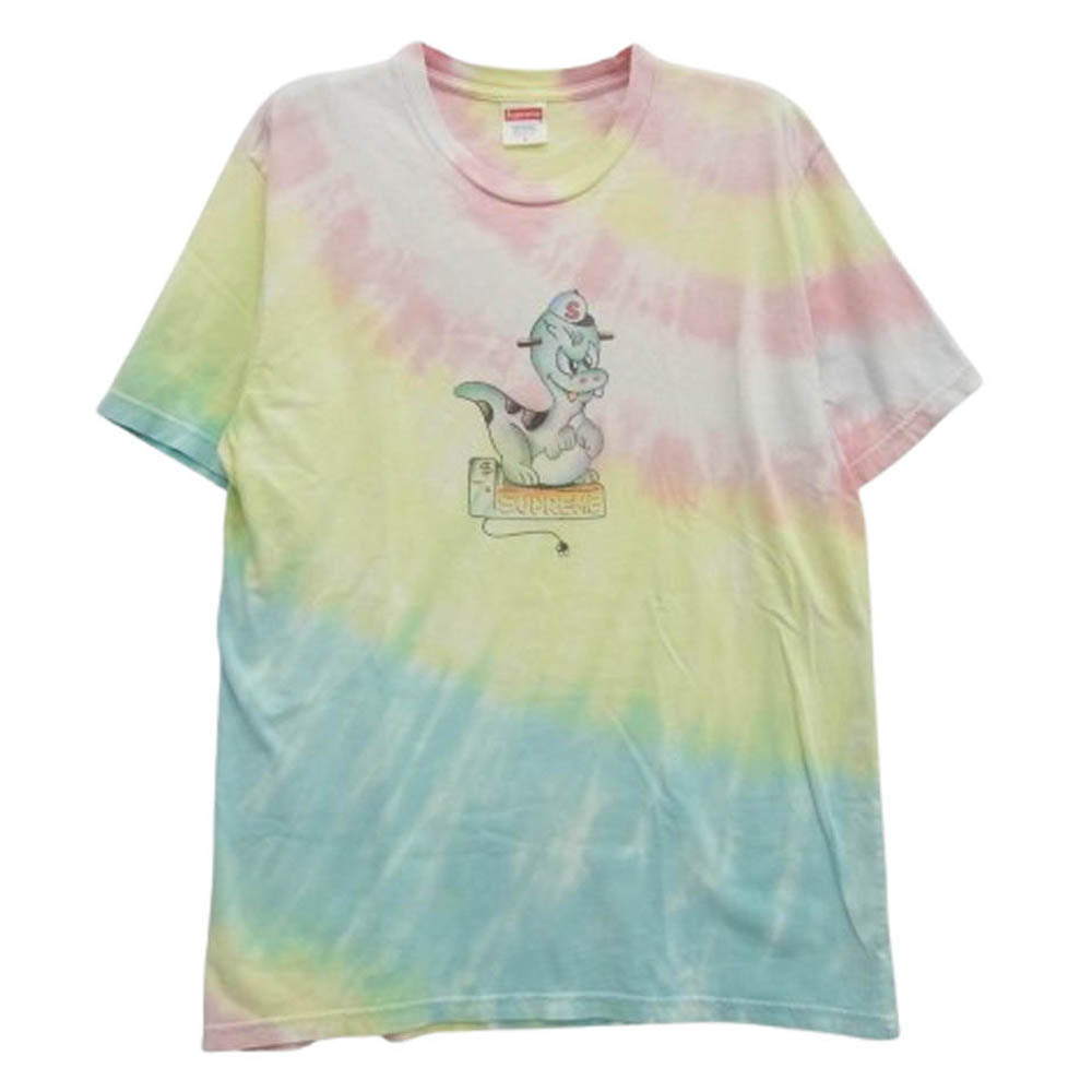 Supreme シュプリーム Dinosaur Tee ディノサウルス タイダイ プリント 半袖 Tシャツ マルチカラー系 S【中古】