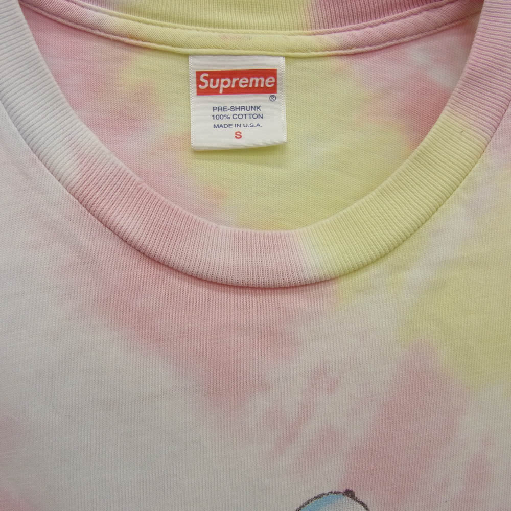 Supreme シュプリーム Dinosaur Tee ディノサウルス タイダイ プリント 半袖 Tシャツ マルチカラー系 S【中古】
