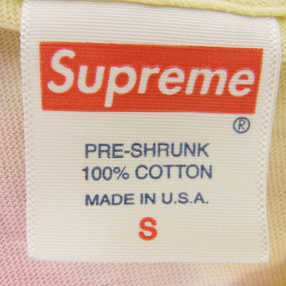 Supreme シュプリーム Dinosaur Tee ディノサウルス タイダイ プリント 半袖 Tシャツ マルチカラー系 S【中古】