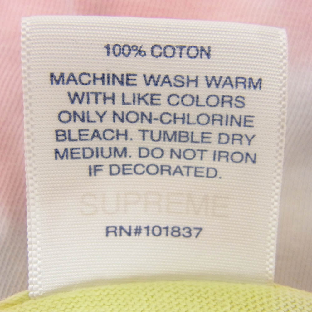 Supreme シュプリーム Dinosaur Tee ディノサウルス タイダイ プリント 半袖 Tシャツ マルチカラー系 S【中古】