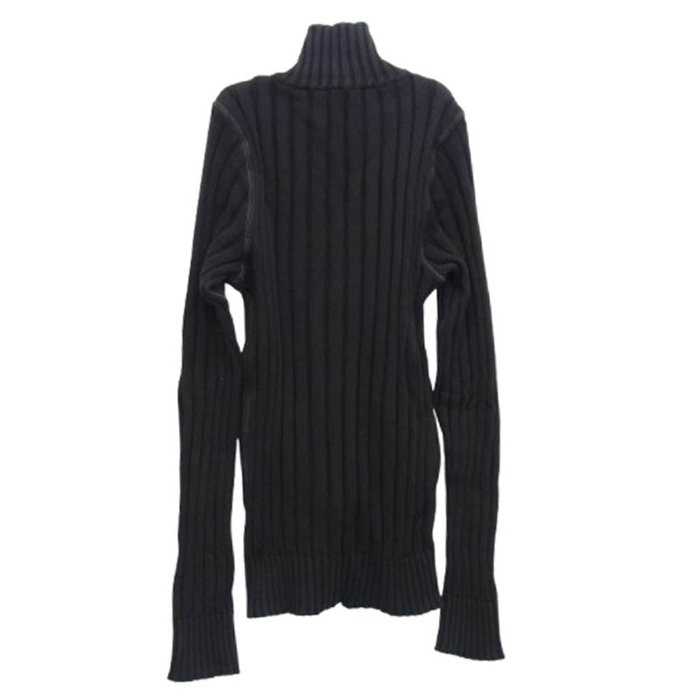 DOLCE&GABBANA ドルチェアンドガッバーナ GBC46K イタリア製 ニット フルジップ ジャケット カーディガン ブラック系【中古】