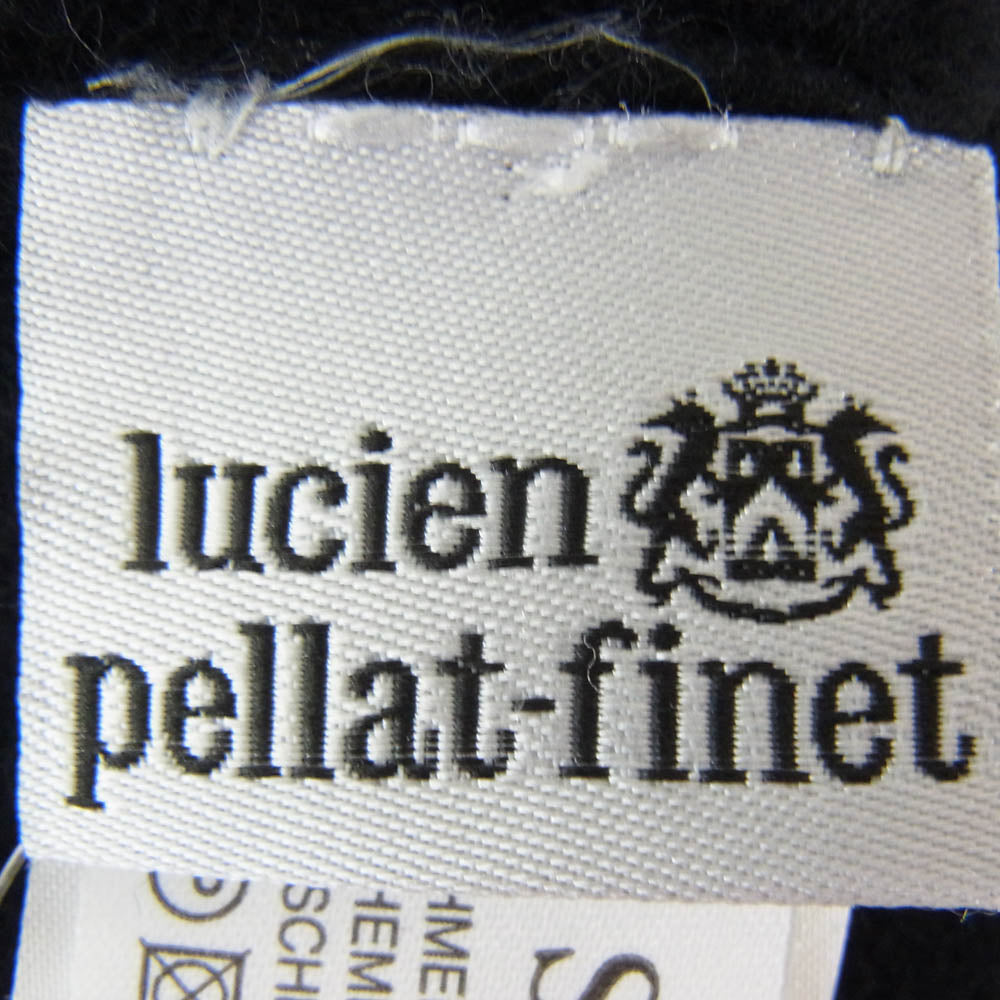 Lucien Pellat-Finet ルシアンペラフィネ カシミヤ100％ スコットランド製 ハンドサインスカル ニット セーター ブラック系 S【中古】