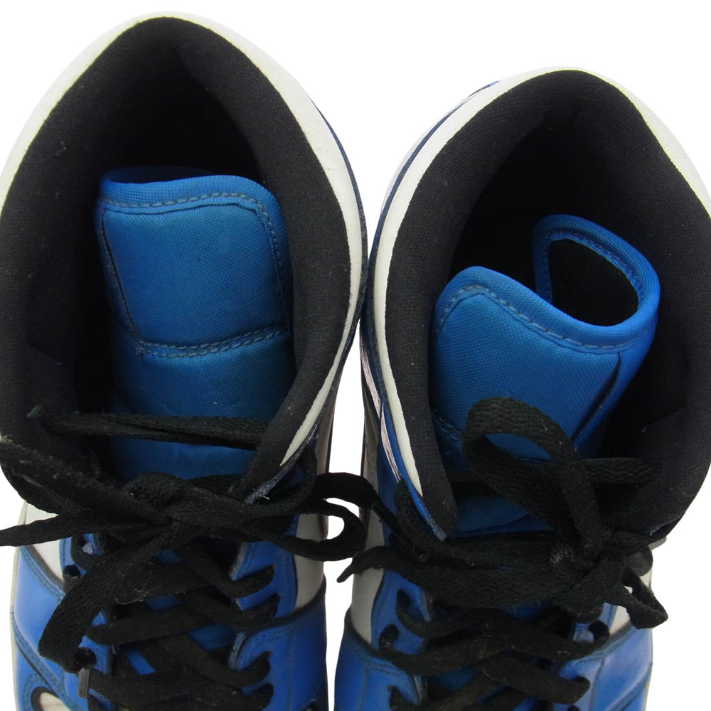 NIKE AIR JORDAN ナイキ ジョーダン DD6834-402 Air Jordan 1 Mid SE Signal Blue エアジョーダン1 ミッド シグナルブルー ミッドカット スニーカー ブルー系 ブラック系 28cm【中古】