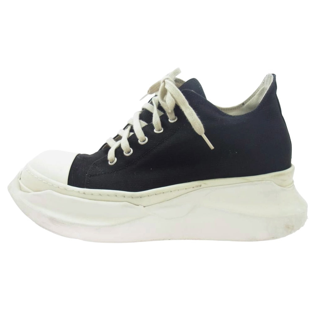 Rick Owens リックオウエンス 24SS DU01D1842 CB DRKSHDW Rick Owens ABSTRACT LOW SNEA ダークシャドウ アブストラクト ロウ スネア スニーカー ブラック系 41【中古】
