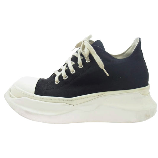 Rick Owens リックオウエンス 24SS DU01D1842 CB DRKSHDW Rick Owens ABSTRACT LOW SNEA ダークシャドウ アブストラクト ロウ スネア スニーカー ブラック系 41【中古】