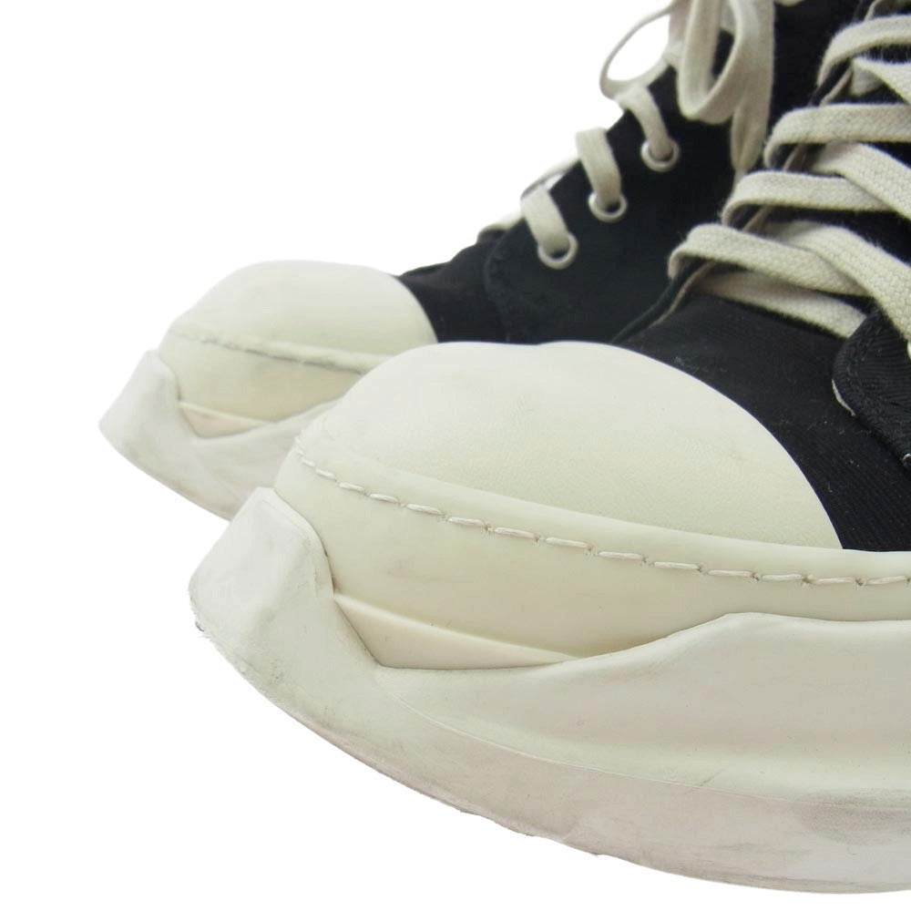 Rick Owens リックオウエンス 24SS DU01D1842 CB DRKSHDW Rick Owens ABSTRACT LOW SNEA ダークシャドウ アブストラクト ロウ スネア スニーカー ブラック系 41【中古】