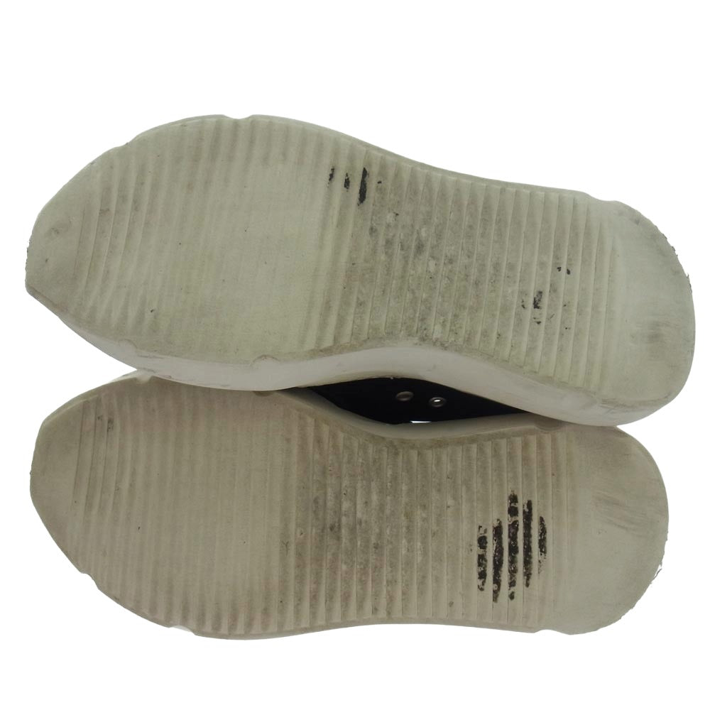Rick Owens リックオウエンス 24SS DU01D1842 CB DRKSHDW Rick Owens ABSTRACT LOW SNEA ダークシャドウ アブストラクト ロウ スネア スニーカー ブラック系 41【中古】