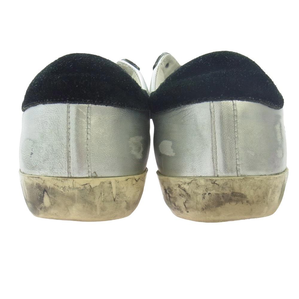 GOLDEN GOOSE ゴールデングース SUPERSTAR スーパースター ローカット スニーカー シルバー系 40【中古】
