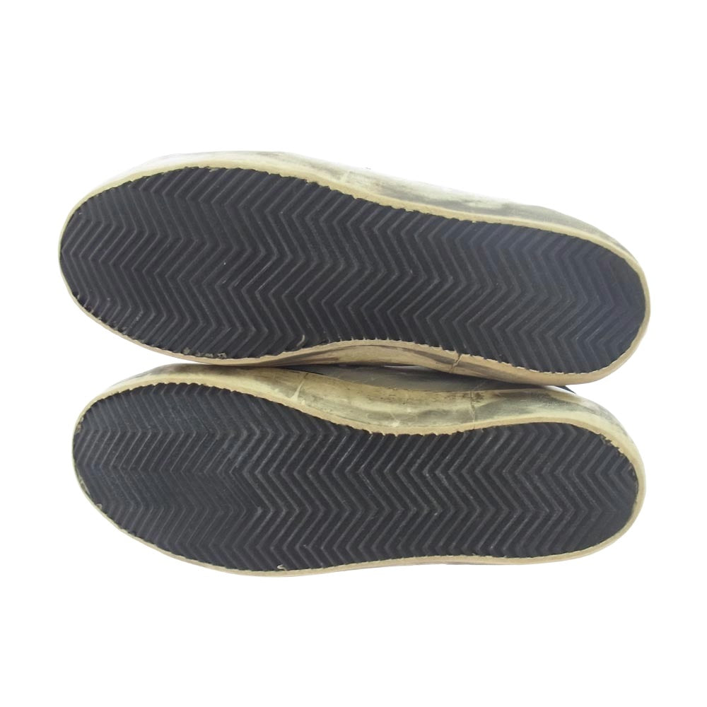 GOLDEN GOOSE ゴールデングース SUPERSTAR スーパースター ローカット スニーカー シルバー系 40【中古】