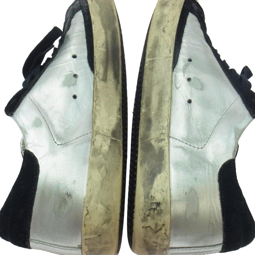 GOLDEN GOOSE ゴールデングース SUPERSTAR スーパースター ローカット スニーカー シルバー系 40【中古】