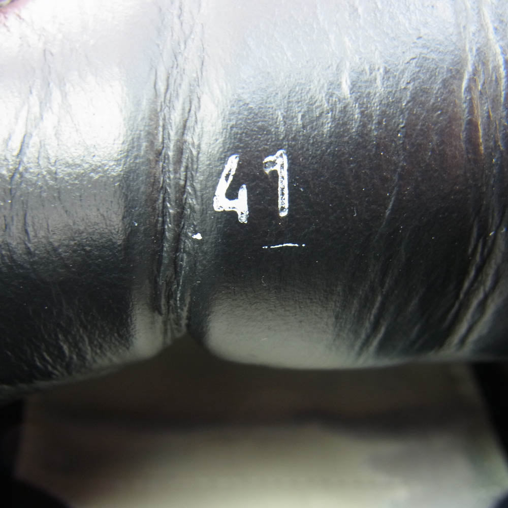 MONCLER モンクレール スエード ローカット スニーカー チャコール系 41【中古】