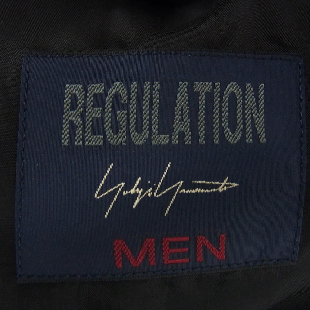 Yohji Yamamoto ヨウジヤマモト 24AW HO-C01-140 WOOL GABARDINE HOODED COAT ウール ギャバジン フーデッド コート ブラック系 2【中古】