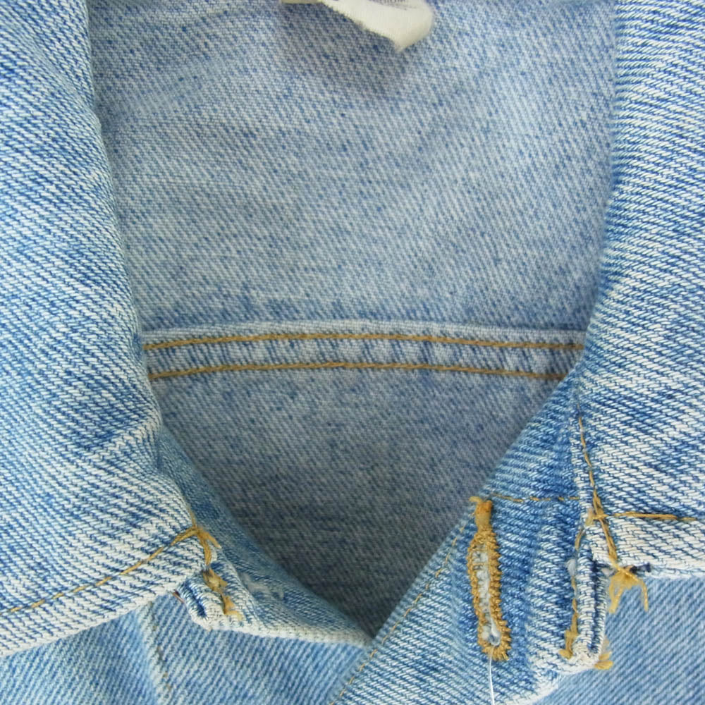 Lee リー 70s後期～80s 101j USA製 デニムジャケット インディゴブルー系 S【中古】