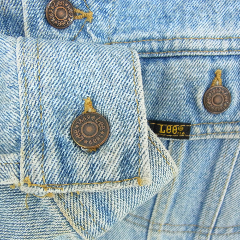 Lee リー 70s後期～80s 101j USA製 デニムジャケット インディゴブルー系 S【中古】