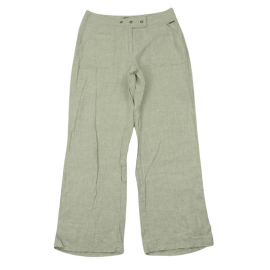 SAINT JAMES セントジェームス リネン ワイド パンツ グレー系 グレイッシュベージュ系 L 44【中古】