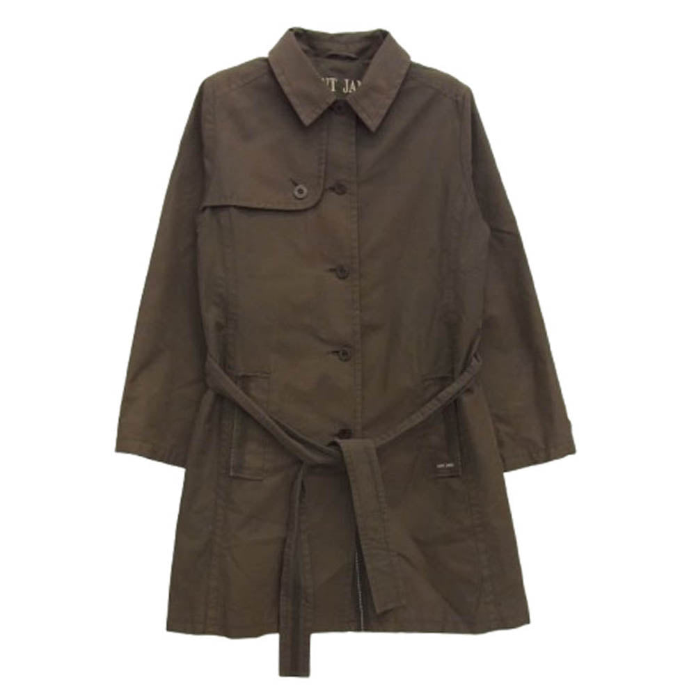 SAINT JAMES セントジェームス シングル トレンチ コート ジャケット ダークブラウン系 USA/10【中古】