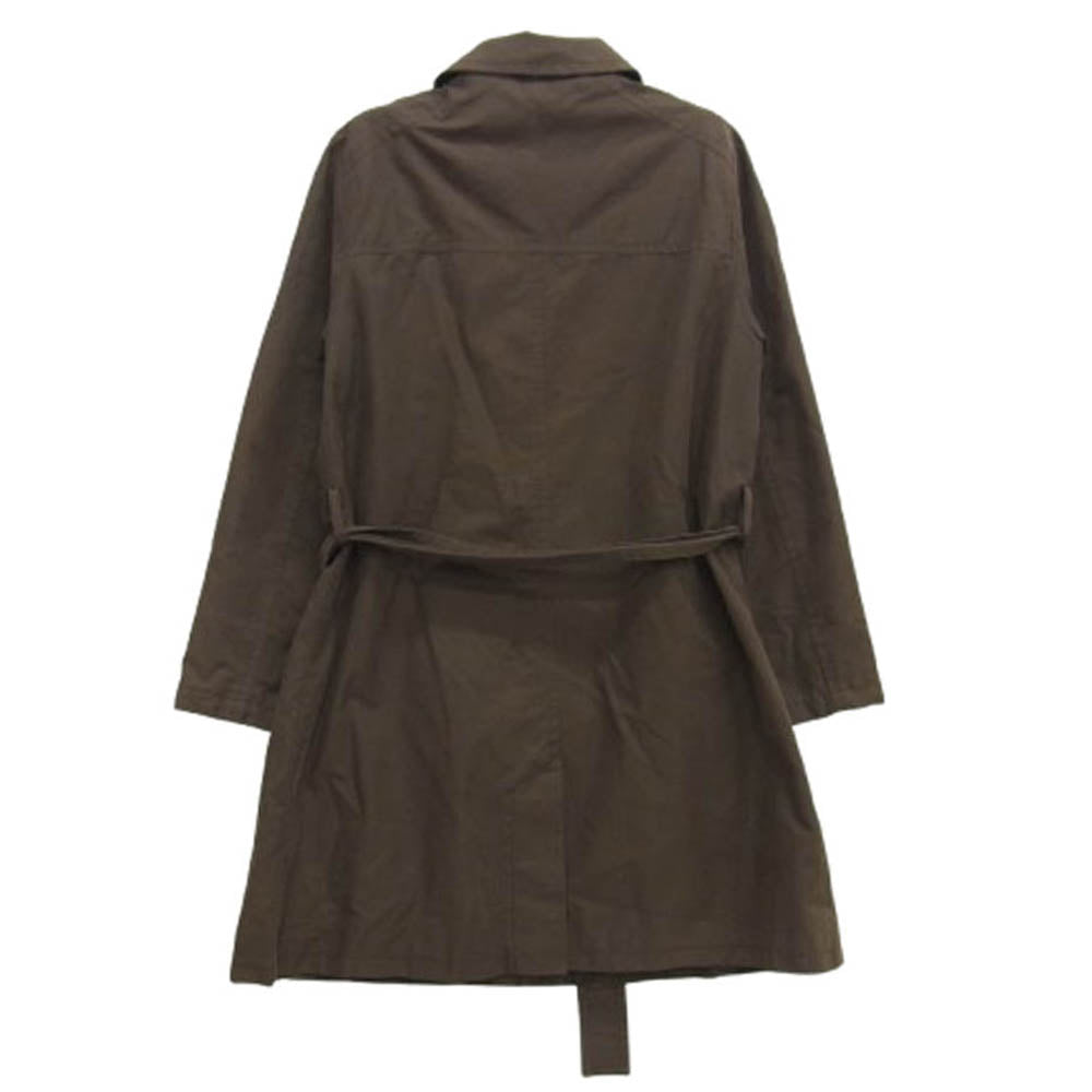SAINT JAMES セントジェームス シングル トレンチ コート ジャケット ダークブラウン系 USA/10【中古】