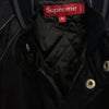 Supreme シュプリーム OLD オールド ロゴ刺繍 スタジャン スタジアムジャンパー サテンジャケット ブラック系 XL【中古】