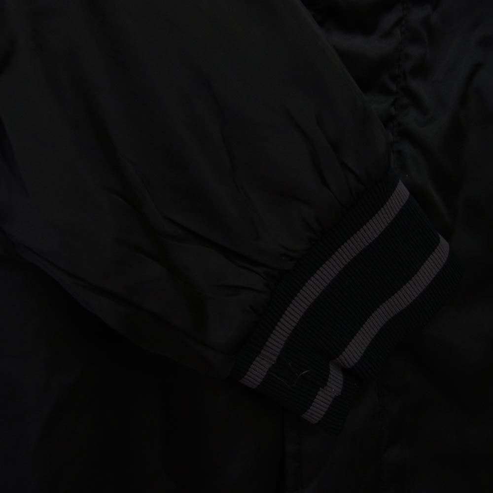 Supreme シュプリーム OLD オールド ロゴ刺繍 スタジャン スタジアムジャンパー サテンジャケット ブラック系 XL【中古】