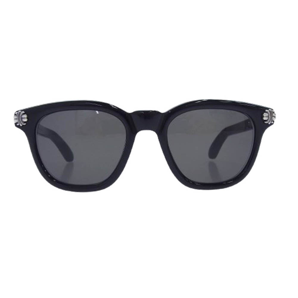 CHROME HEARTS クロムハーツ（原本無） SMOKE SHOW スモークショー BK-S アイウェア サングラス ブラック系 52□21-153【美品】【中古】
