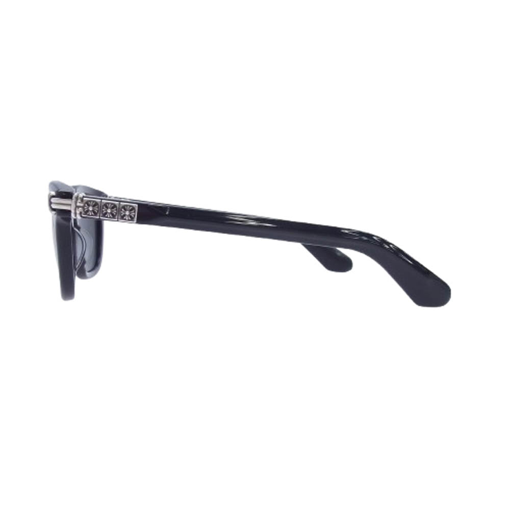 CHROME HEARTS クロムハーツ（原本無） SMOKE SHOW スモークショー BK-S アイウェア サングラス ブラック系 52□21-153【美品】【中古】