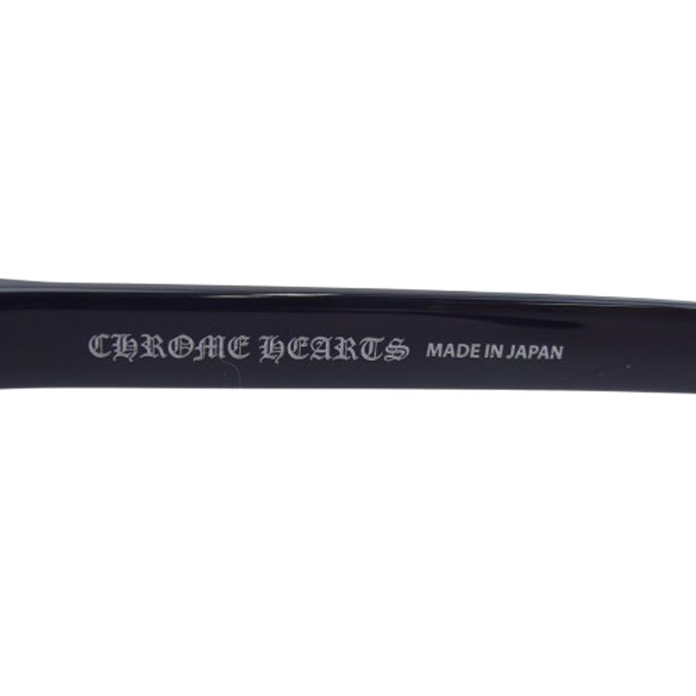 CHROME HEARTS クロムハーツ（原本無） SMOKE SHOW スモークショー BK-S アイウェア サングラス ブラック系 52□21-153【美品】【中古】