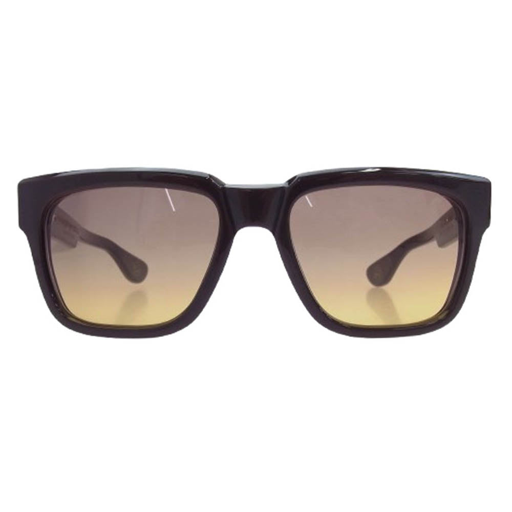 CHROME HEARTS クロムハーツ（原本無） BOX-OFFICER ボックスオフィサー PTO アイウェア サングラス ブラウン系 56□19-144【美品】【中古】