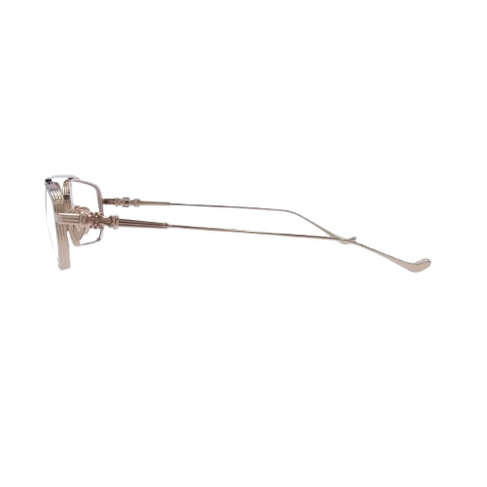 CHROME HEARTS クロムハーツ（原本無） GUSHER ガッシャー GP アイウェア サングラス ゴールド系 55□19-149【美品】【中古】