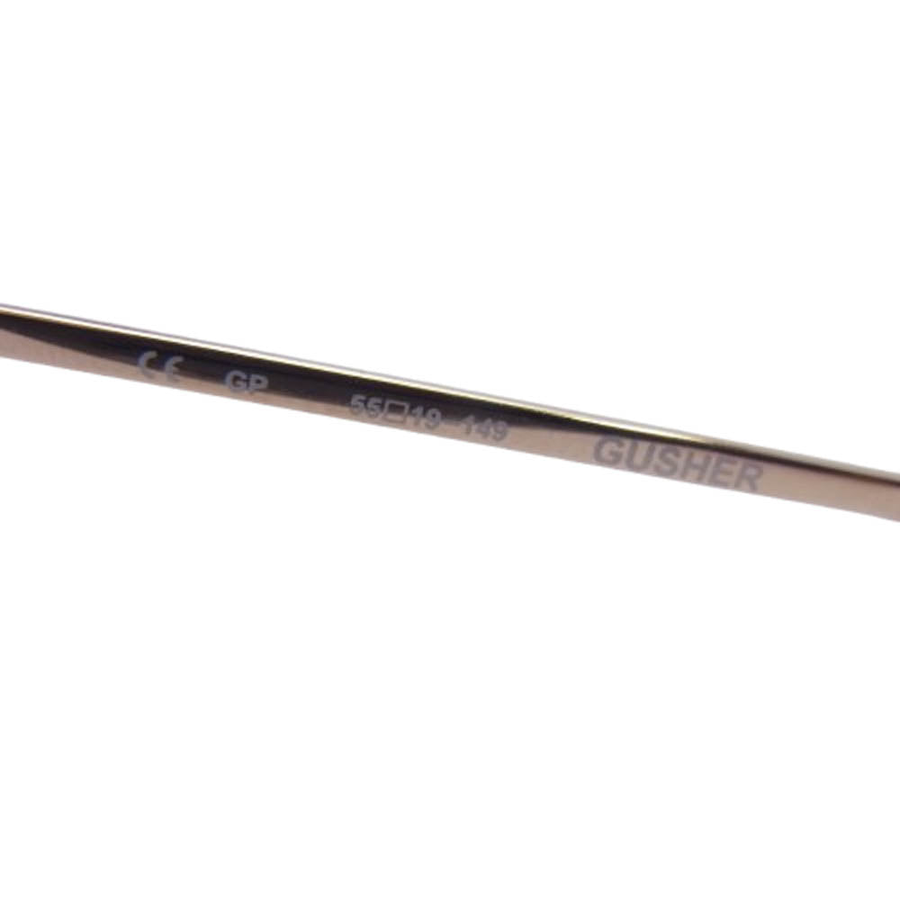 CHROME HEARTS クロムハーツ（原本無） GUSHER ガッシャー GP アイウェア サングラス ゴールド系 55□19-149【美品】【中古】